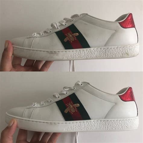 how to clean Gucci shoes